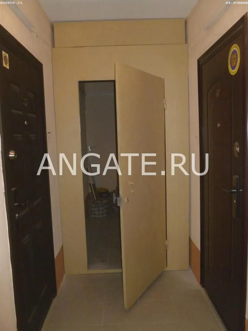 Алюминиевые двери в тамбур подъезда