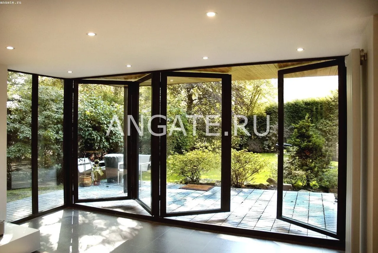 Раздвижные металлопластиковые двери — фото 2