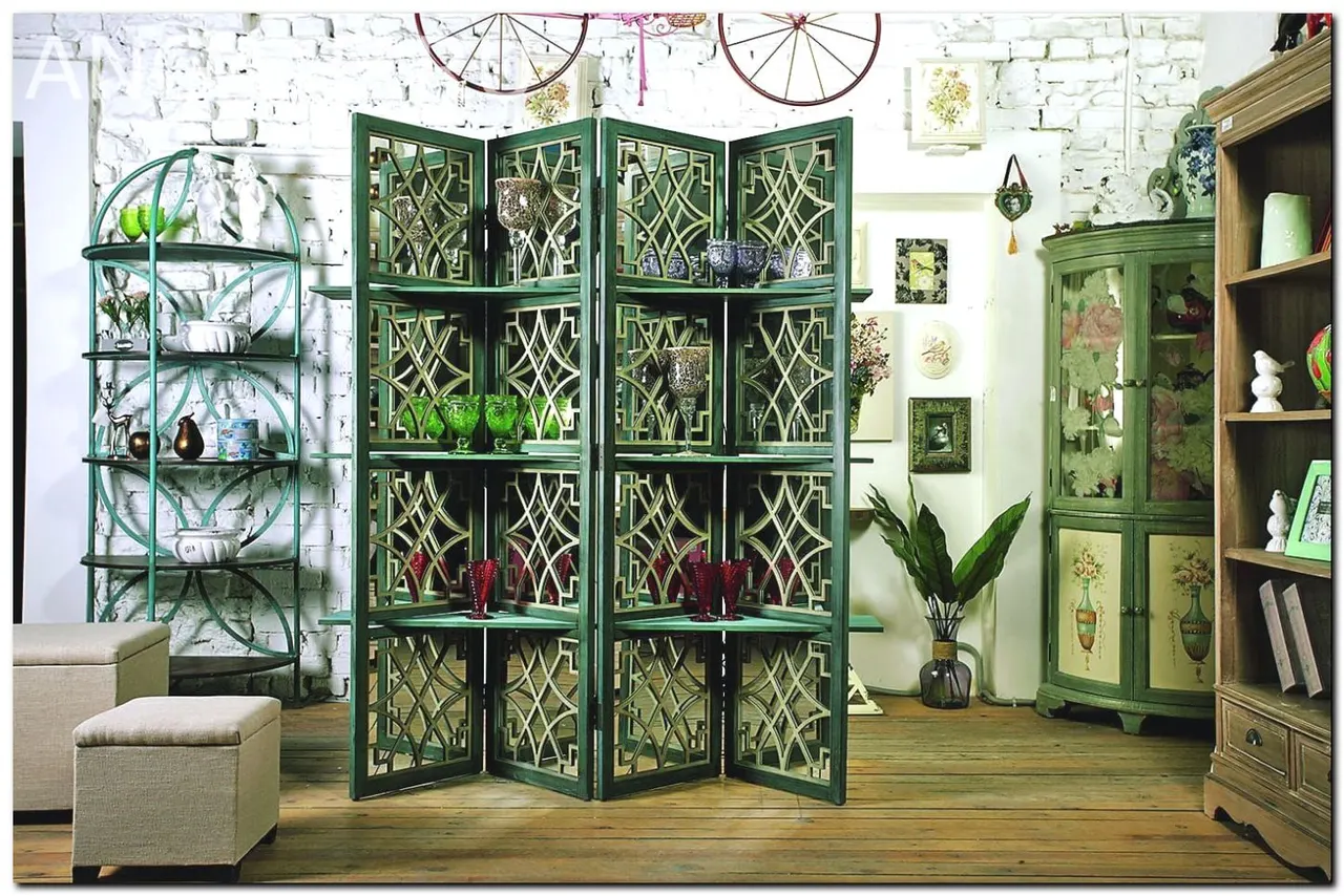 Декоративные перегородки из дерева — фото 15