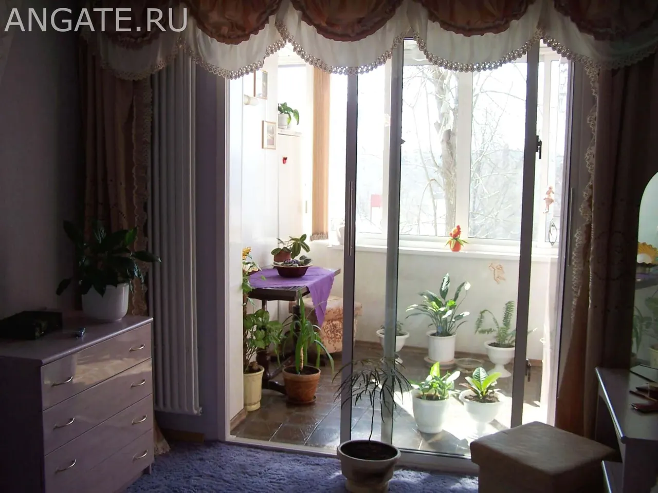 Перегородка для зонирования лоджии — фото 6