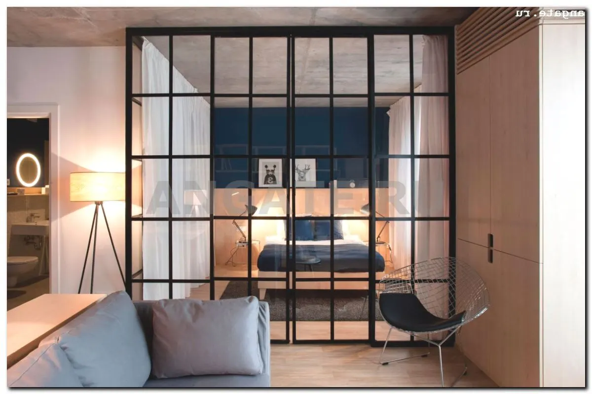 Перегородки из алюминиевого профиля и стекла — фото 22