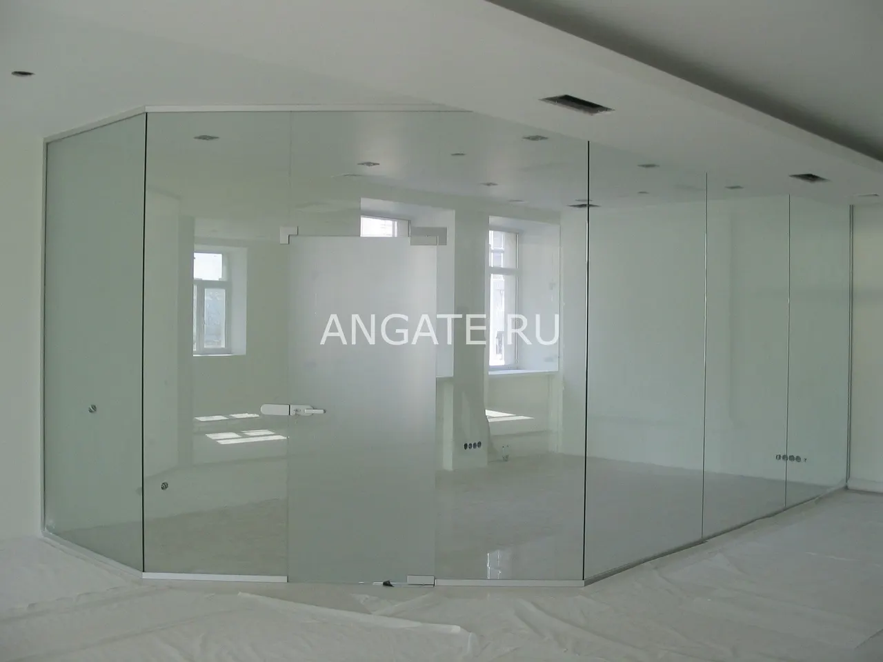 Противопожарные безрамные перегородки — фото 10
