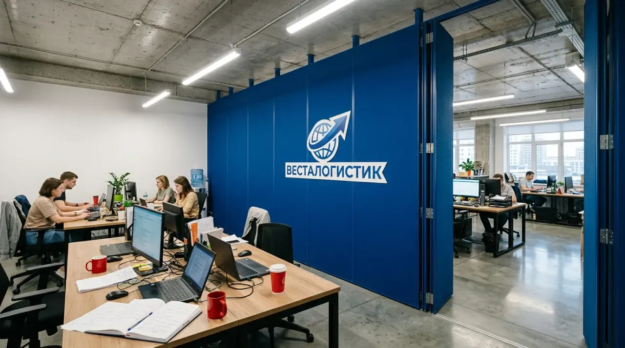 Трансформируемая перегородка для конференц-зала бизнес-центра